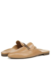 Vionic Starling Leather Chain Hardware Mules