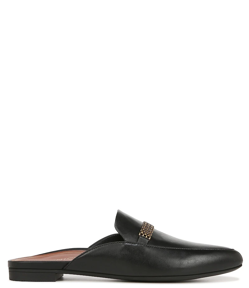 Vionic Starling Leather Chain Hardware Mules