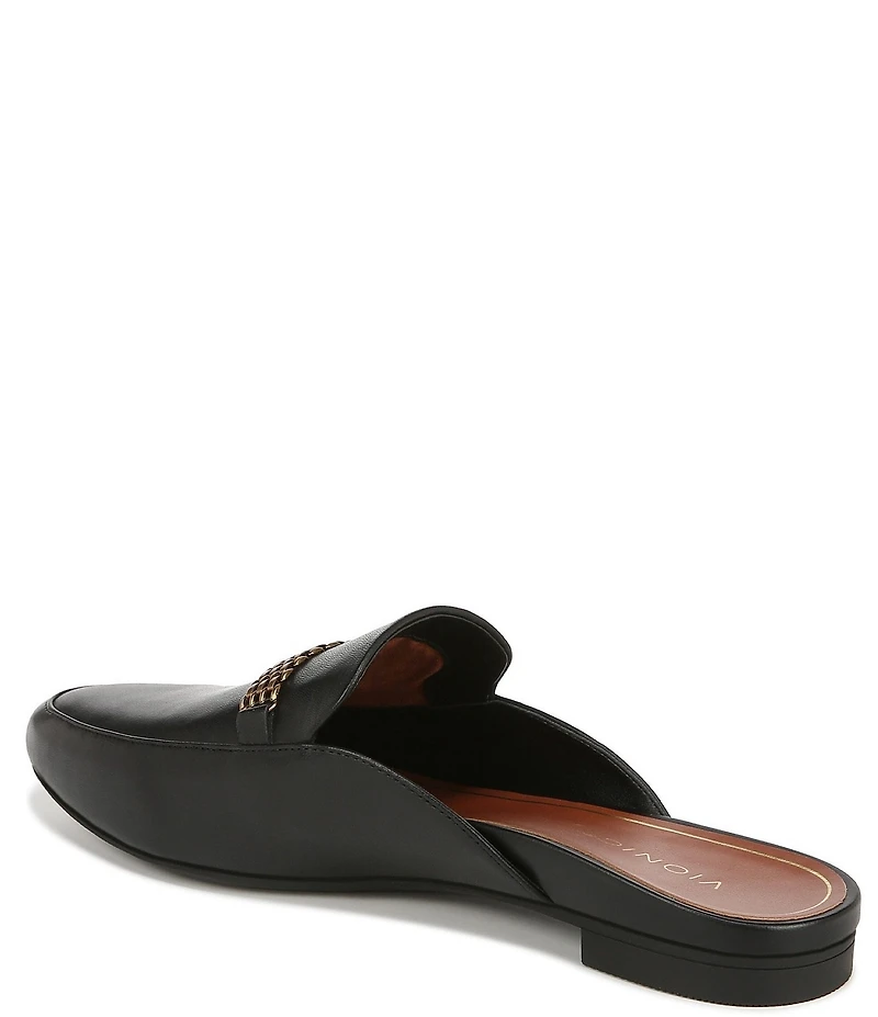 Vionic Starling Leather Chain Hardware Mules