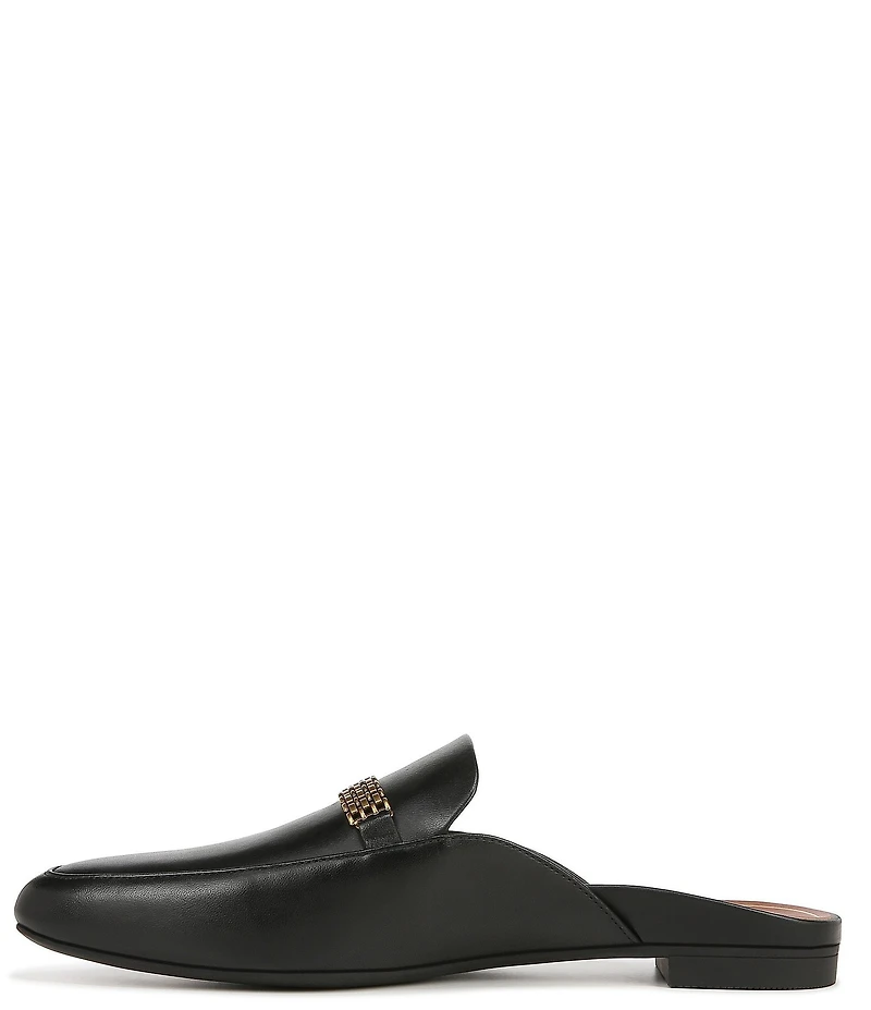 Vionic Starling Leather Chain Hardware Mules