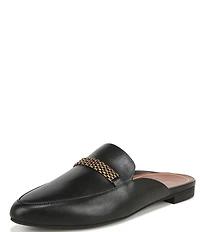 Vionic Starling Leather Chain Hardware Mules