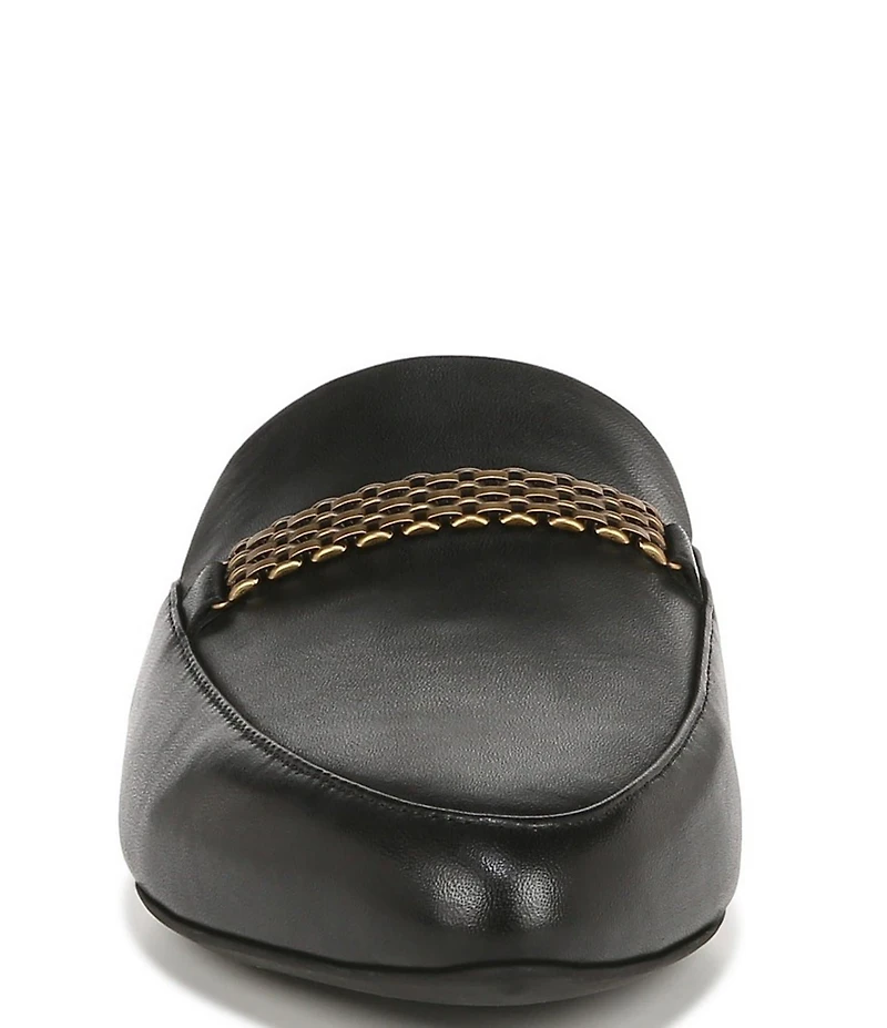Vionic Starling Leather Chain Hardware Mules