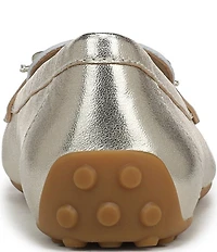 Vionic Taryn Leather Bow Moccasin-Inspired Loafers