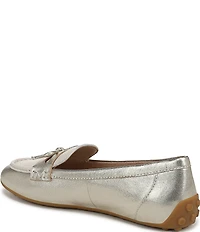 Vionic Taryn Leather Bow Moccasin-Inspired Loafers