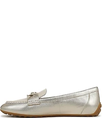 Vionic Taryn Leather Bow Moccasin-Inspired Loafers