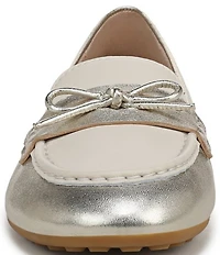 Vionic Taryn Leather Bow Moccasin-Inspired Loafers