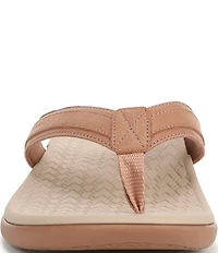 Vionic Tide 2.0 Suede Thong Sandals