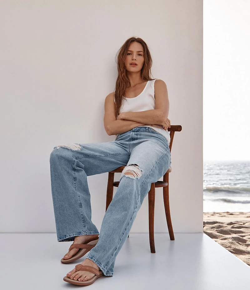 Vionic Tide 2.0 Suede Thong Sandals