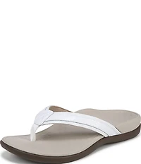 Vionic Tide Patent Leather Thong Sandals