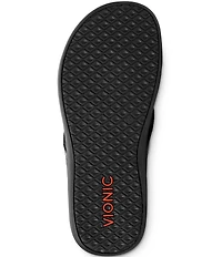Vionic Tide Patent Leather Thong Sandals