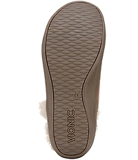 Vionic Unwind Suede Faux Shearling Lined Bootie Slippers