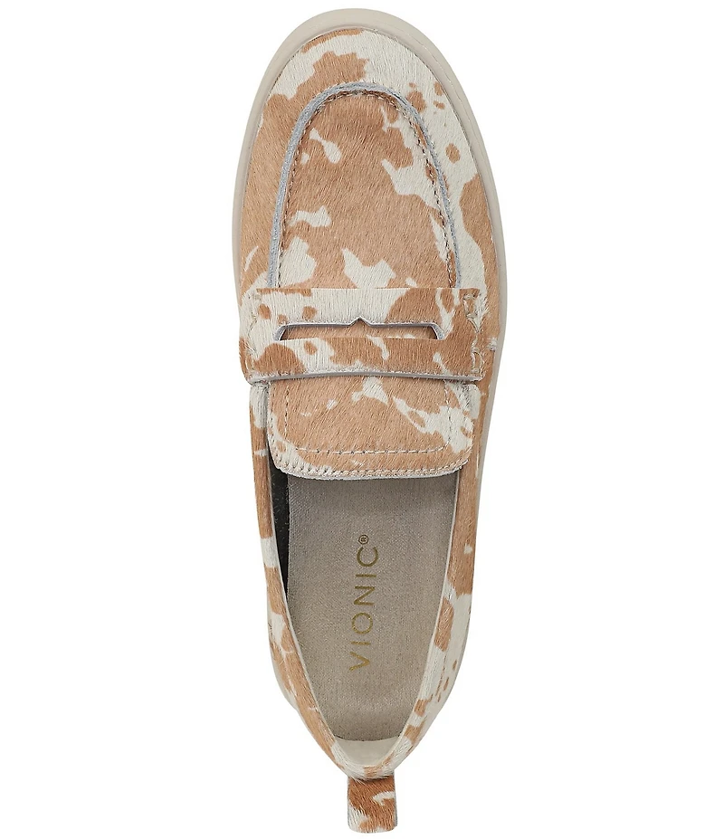 Vionic Uptown Calf Hair Packable Penny Loafers