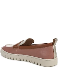 Vionic Uptown Colorblock Leather Packable Penny Loafers