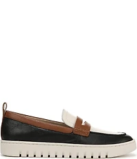 Vionic Uptown Colorblock Leather Packable Penny Loafers