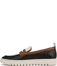 Vionic Uptown Colorblock Leather Packable Penny Loafers