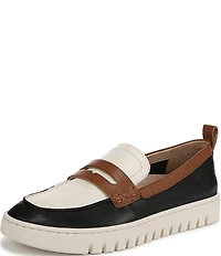 Vionic Uptown Colorblock Leather Packable Penny Loafers