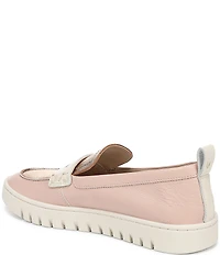 Vionic Uptown Colorblock Leather Packable Penny Loafers