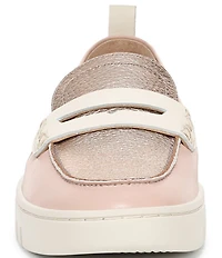 Vionic Uptown Colorblock Leather Packable Penny Loafers