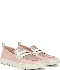 Vionic Uptown Colorblock Leather Packable Penny Loafers