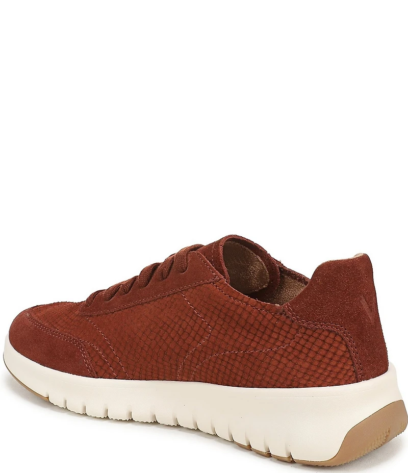 Vionic Uptown Embossed Nubuck Platform Sneakers