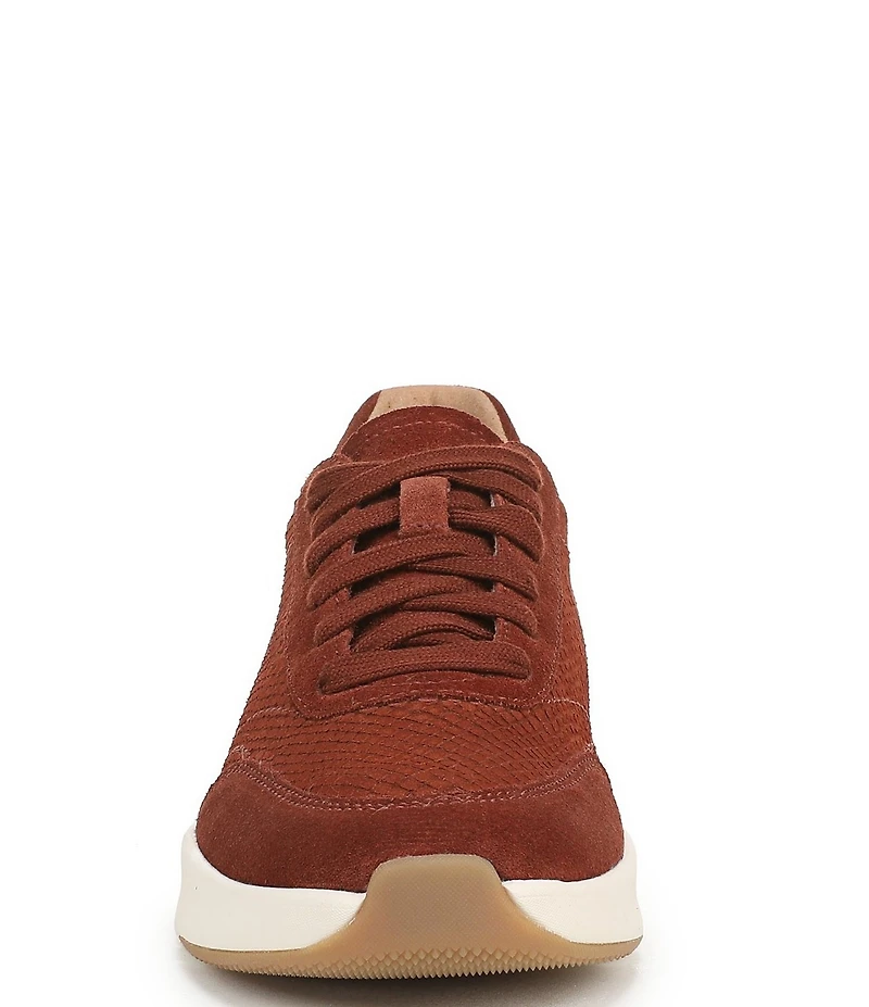 Vionic Uptown Embossed Nubuck Platform Sneakers