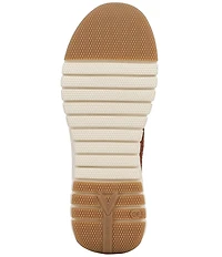 Vionic Uptown Embossed Nubuck Platform Sneakers