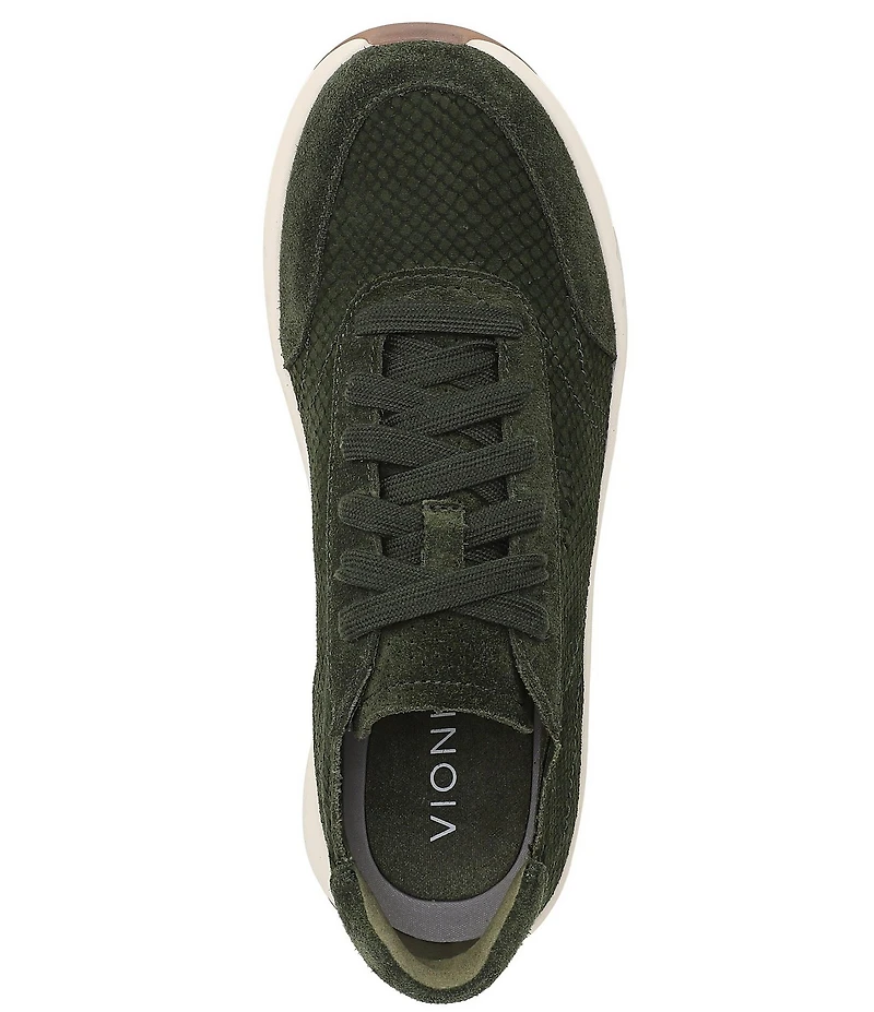 Vionic Uptown Embossed Nubuck Platform Sneakers