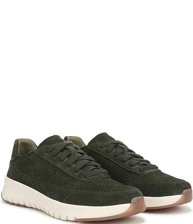 Vionic Uptown Embossed Nubuck Platform Sneakers