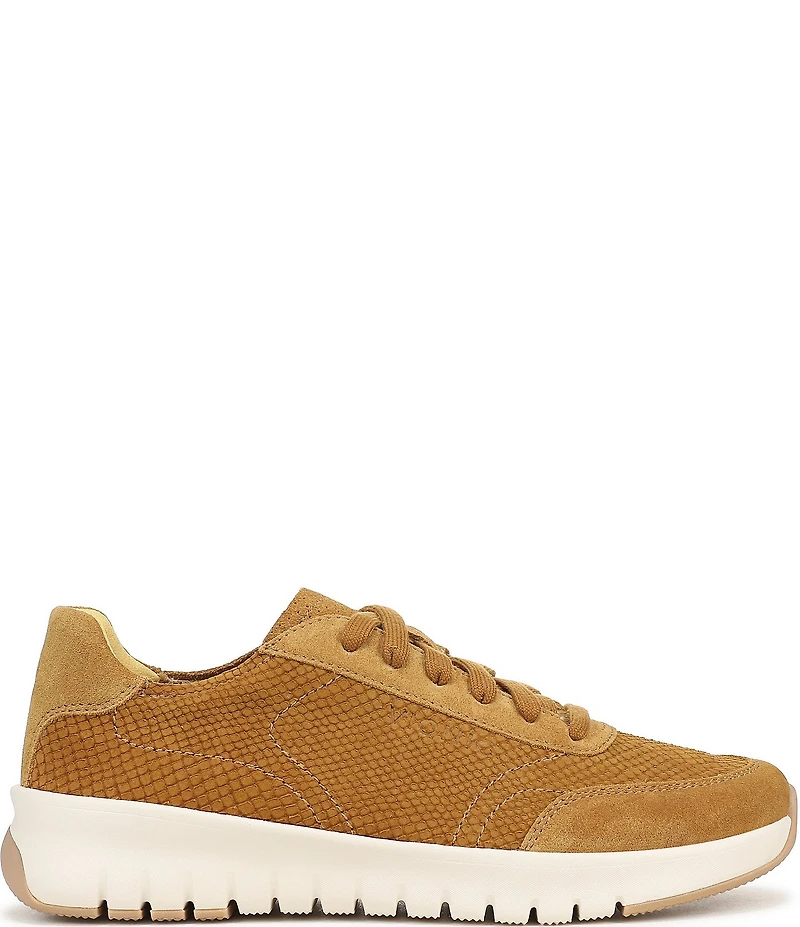 Vionic Uptown Embossed Nubuck Platform Sneakers
