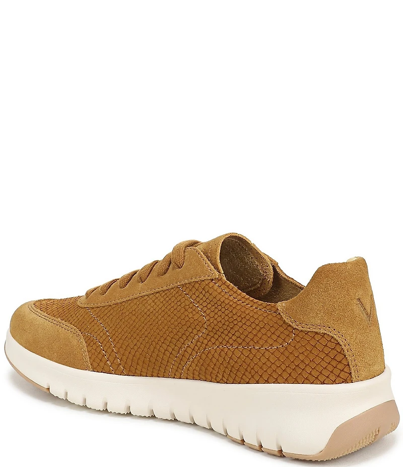 Vionic Uptown Embossed Nubuck Platform Sneakers
