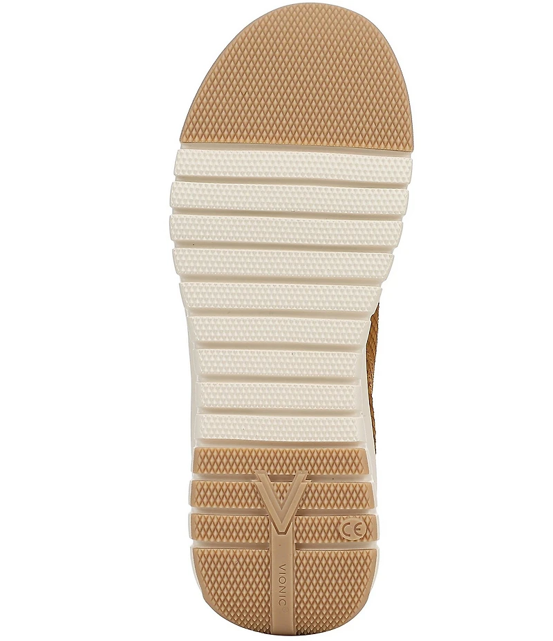 Vionic Uptown Embossed Nubuck Platform Sneakers
