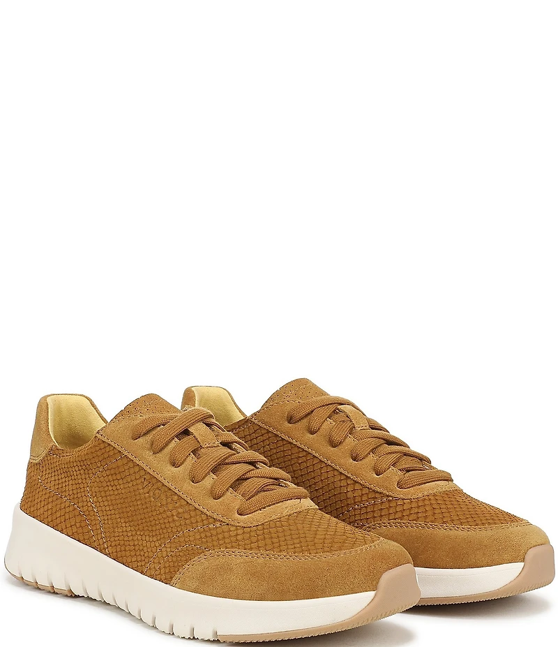 Vionic Uptown Embossed Nubuck Platform Sneakers
