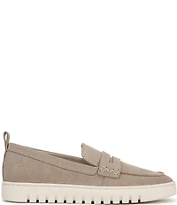 Vionic Uptown Embossed Suede Packable Travel Penny Loafers