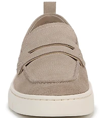 Vionic Uptown Embossed Suede Packable Travel Penny Loafers