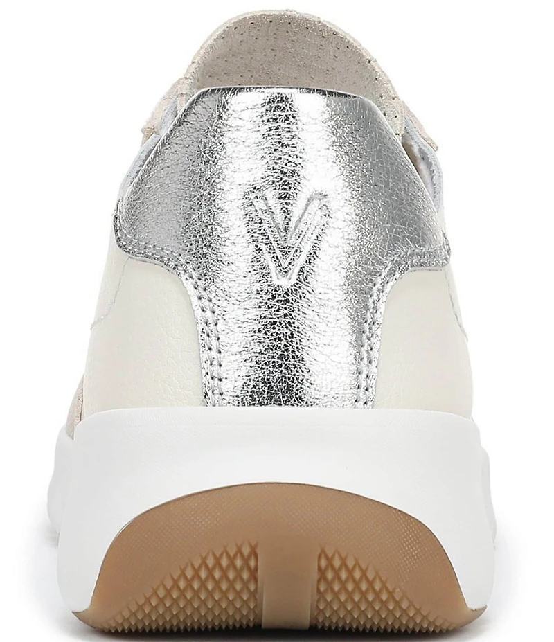 Vionic Uptown Leather and Suede Platform Sneakers