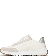 Vionic Uptown Leather and Suede Platform Sneakers