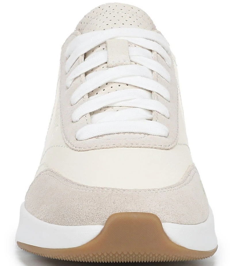 Vionic Uptown Leather and Suede Platform Sneakers