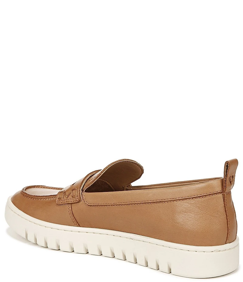 Vionic Uptown Leather Packable Travel Penny Loafers