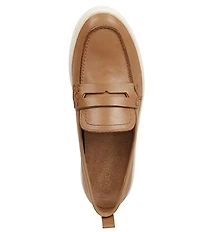 Vionic Uptown Leather Packable Travel Penny Loafers