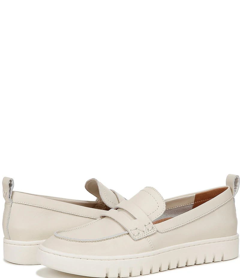 Vionic Uptown Leather Packable Travel Penny Loafers