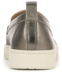 Vionic Uptown Leather Packable Travel Penny Loafers