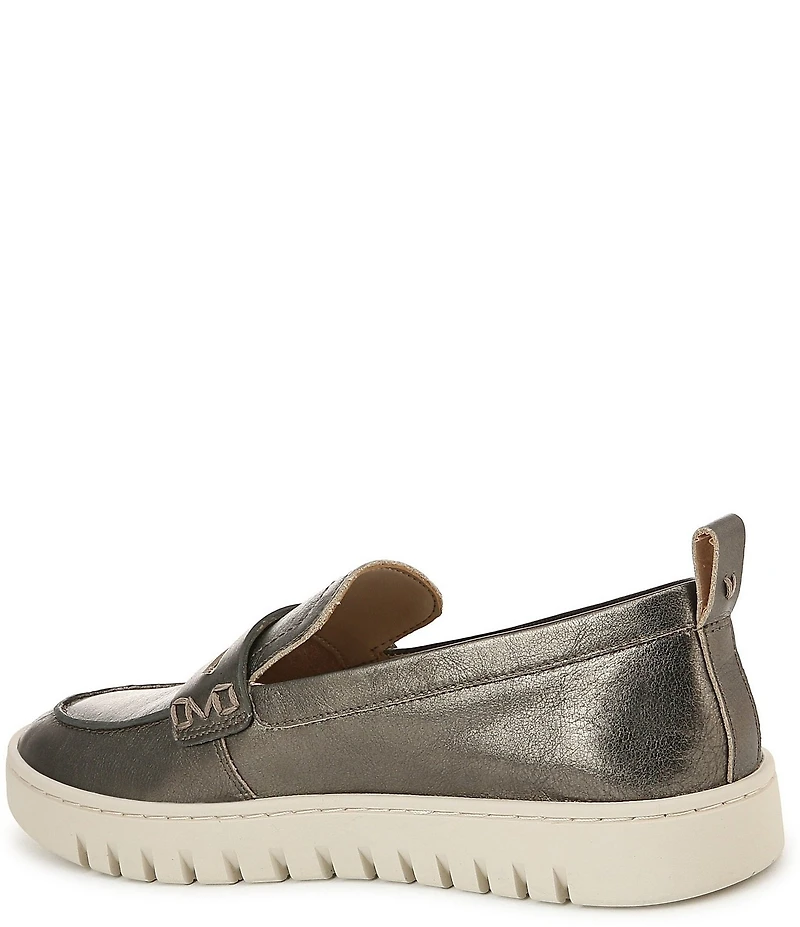 Vionic Uptown Leather Packable Travel Penny Loafers