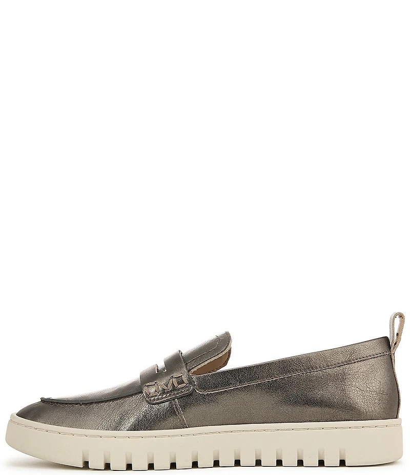 Vionic Uptown Leather Packable Travel Penny Loafers