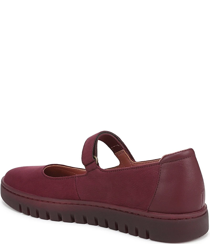 Vionic Uptown Mary Jane Nubuck Suede Flats