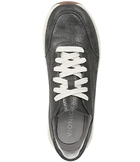 Vionic Uptown Metallic Leather Platform Sneakers