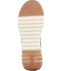 Vionic Uptown Metallic Leather Platform Sneakers