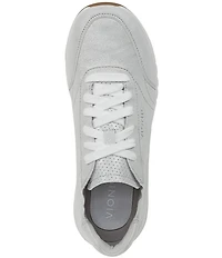 Vionic Uptown Metallic Leather Platform Sneakers