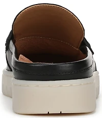 Vionic Uptown Mule 2 Leather Penny Keeper Platform Loafer Mules
