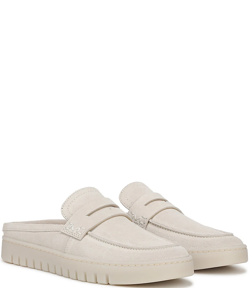 Vionic Uptown Mule 2 Suede Penny Keeper Platform Mules