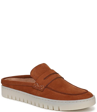 Vionic Uptown Mule 2 Suede Penny Keeper Platform Mules